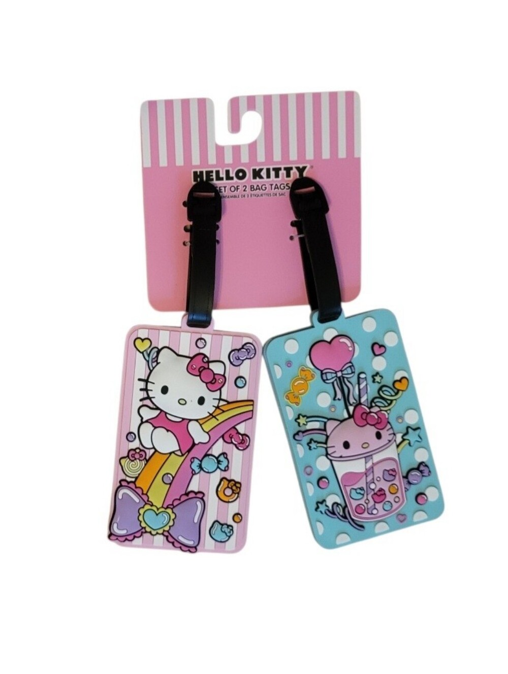 NEW Sanrio Hello Kitty Sugar Rush 2-Piece Luggage Bag Set